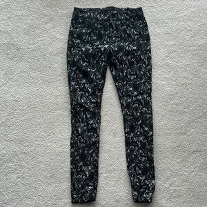 7 for all mankind Black and Gray lace Patterned pants